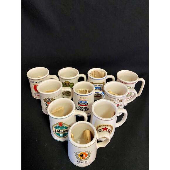 Set of 10 Limited Edition Mini Tankards | World’s Greatest Breweries Collection - Picture 2 of 6